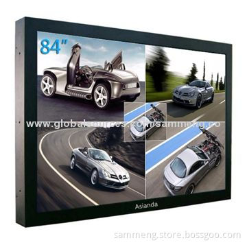 84-inch HD CCTV LCD Monitor with 4K Resolution of 3,840 x 2,160P